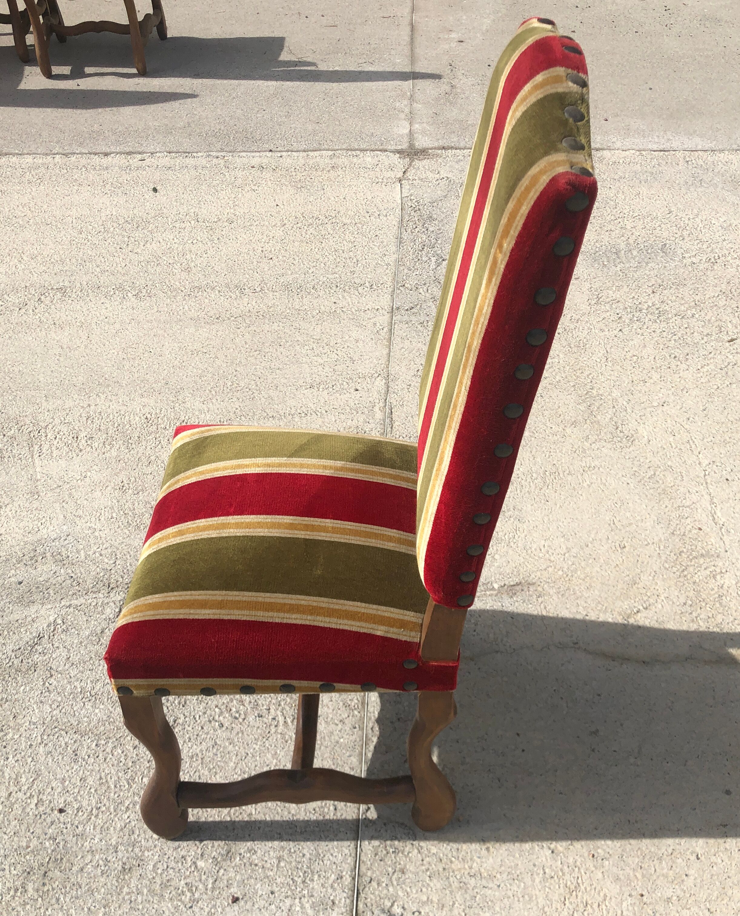 Lot de 6 chaises style Louis XIII