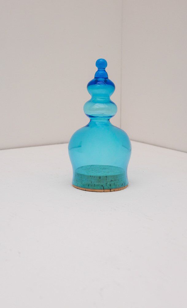Candy box in handblown art glass by Bertil Vallien for Kosta Boda, 1970s
