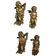 Ancient bronze sculpture of angels, Europe, late 19th century.