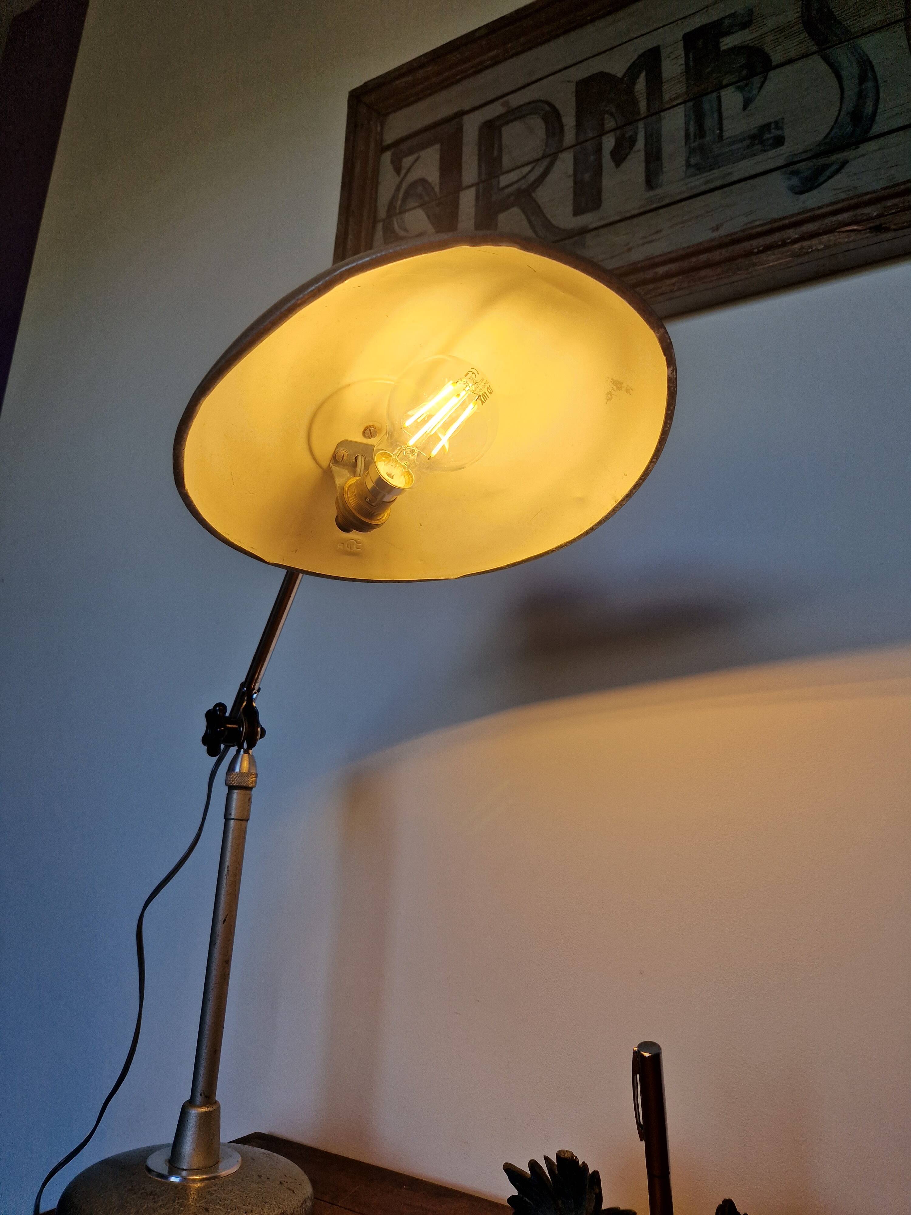 Vintage solr lamp – french industrial design from the 50s
