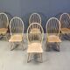 Vintage Windsor Style Dining Chairs, 1960s - Set of 6