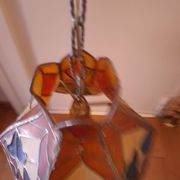 Tiffany-style stained glass pendant light