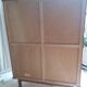 Armoire vintage à 2 portes et miroir