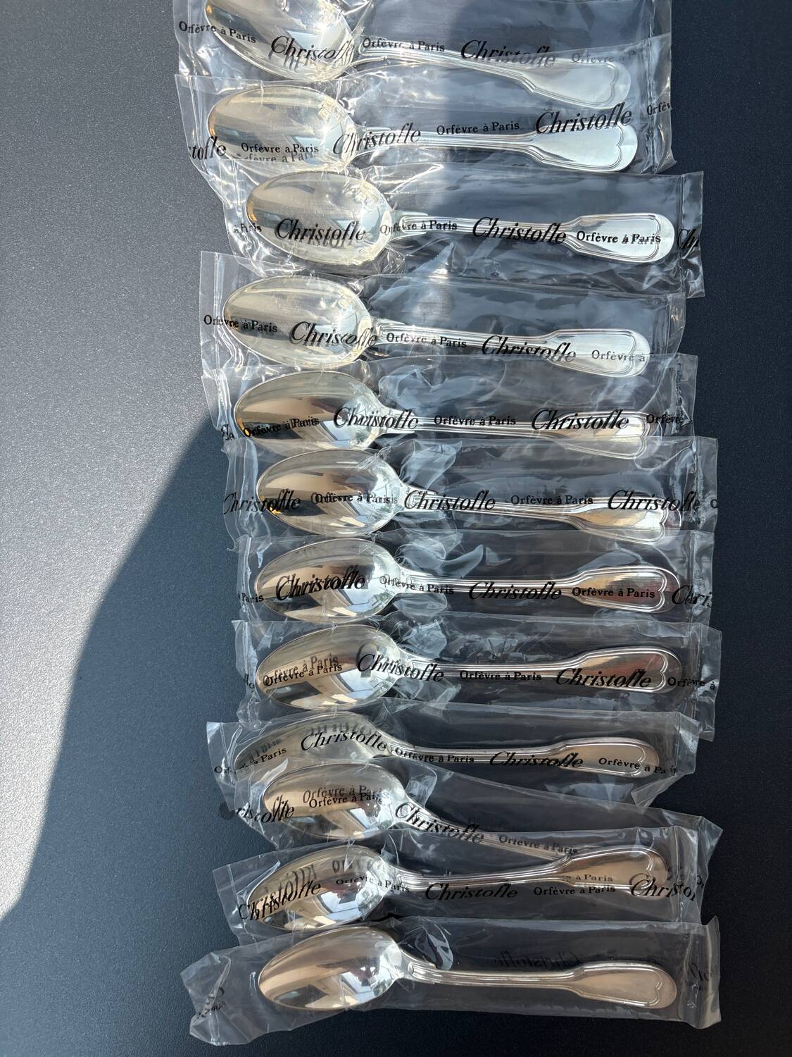 Christofle cake spoons