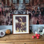 Dragonfly vintage photo painting