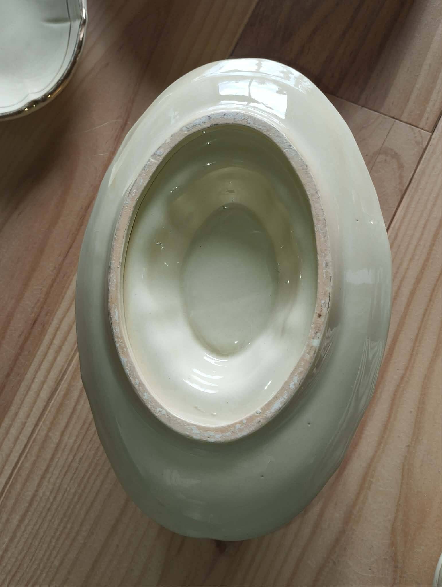 Antique gien table service – niderviller model – exceptional set