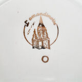 Plats de service L'amandinoise et assiettes creuses , en faience de Saint Amand , Saint Tropez