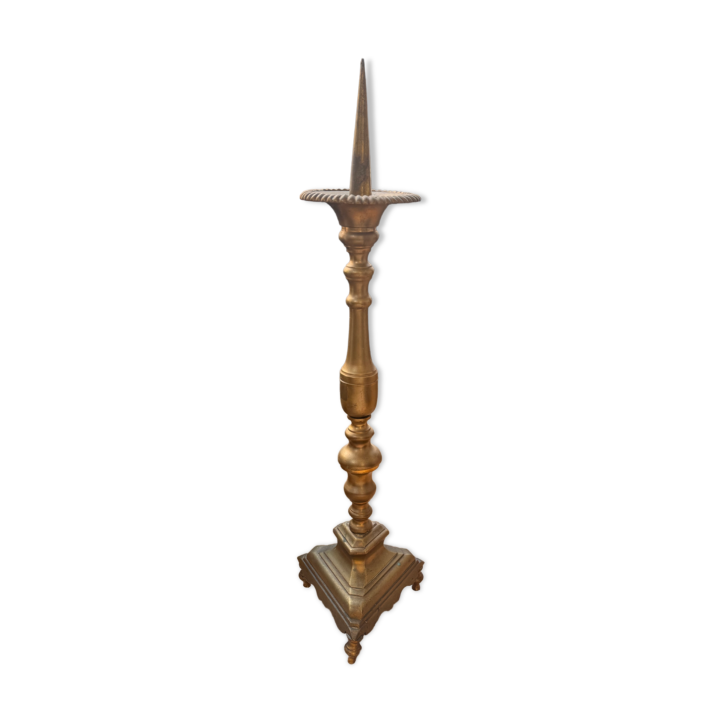 Church candlestick/holder bronze high period 16th century
