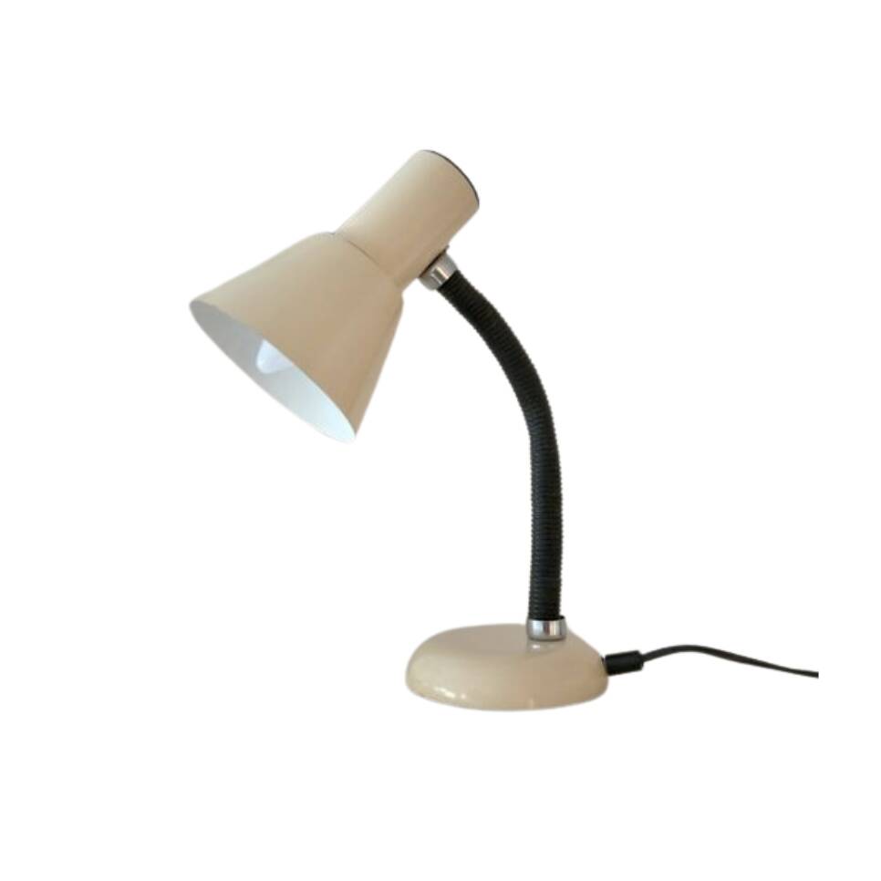 Vintage beige industrial lamp