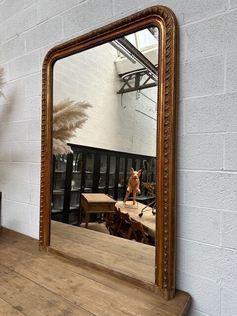Miroir doré fin XIXème
