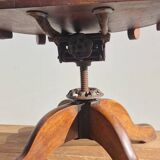 American oak office armchair