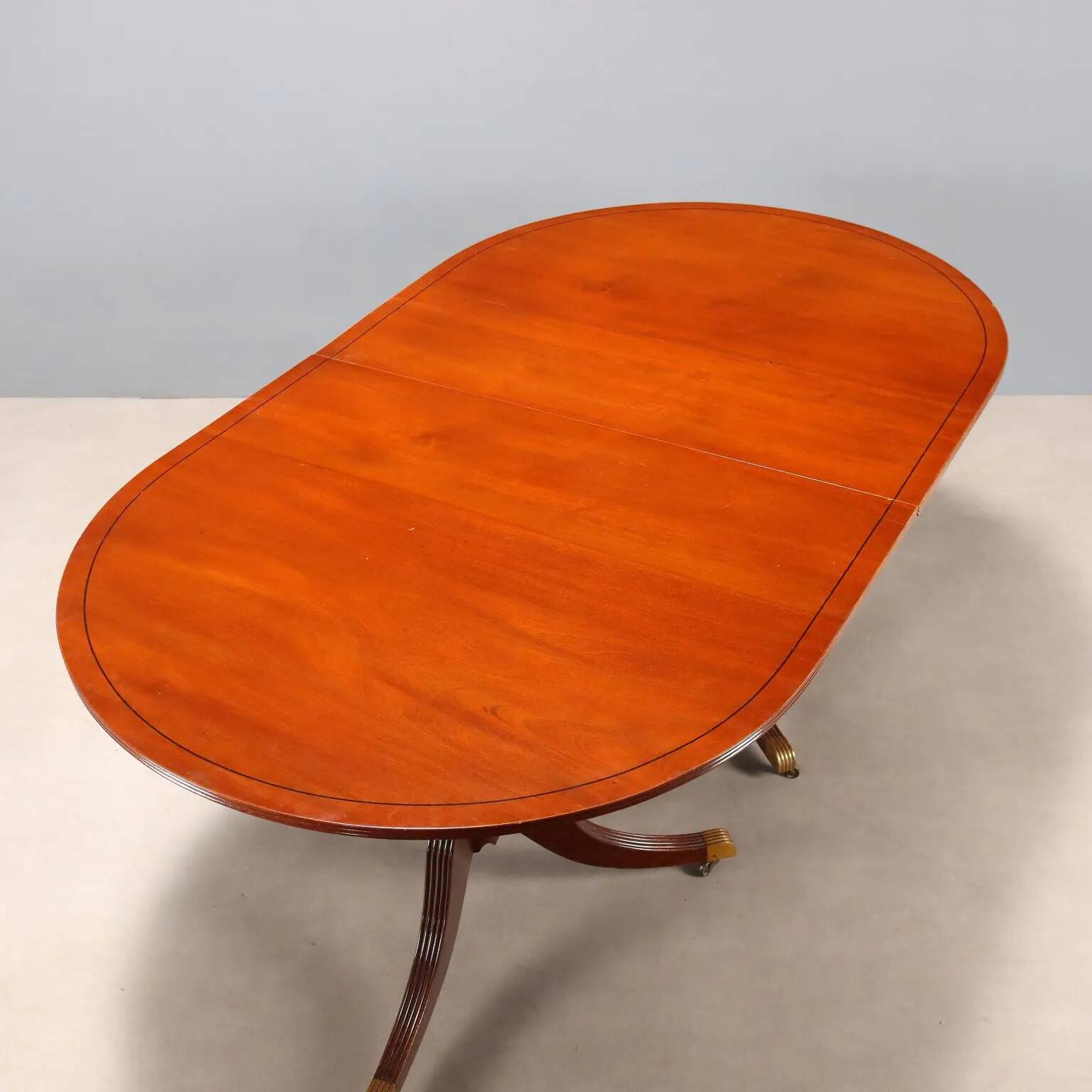 Table ancienne en acajou en 3 sections, Royaume-Uni, XIXe siècle