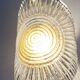 Rare Murano chrome sheet wall light 1960