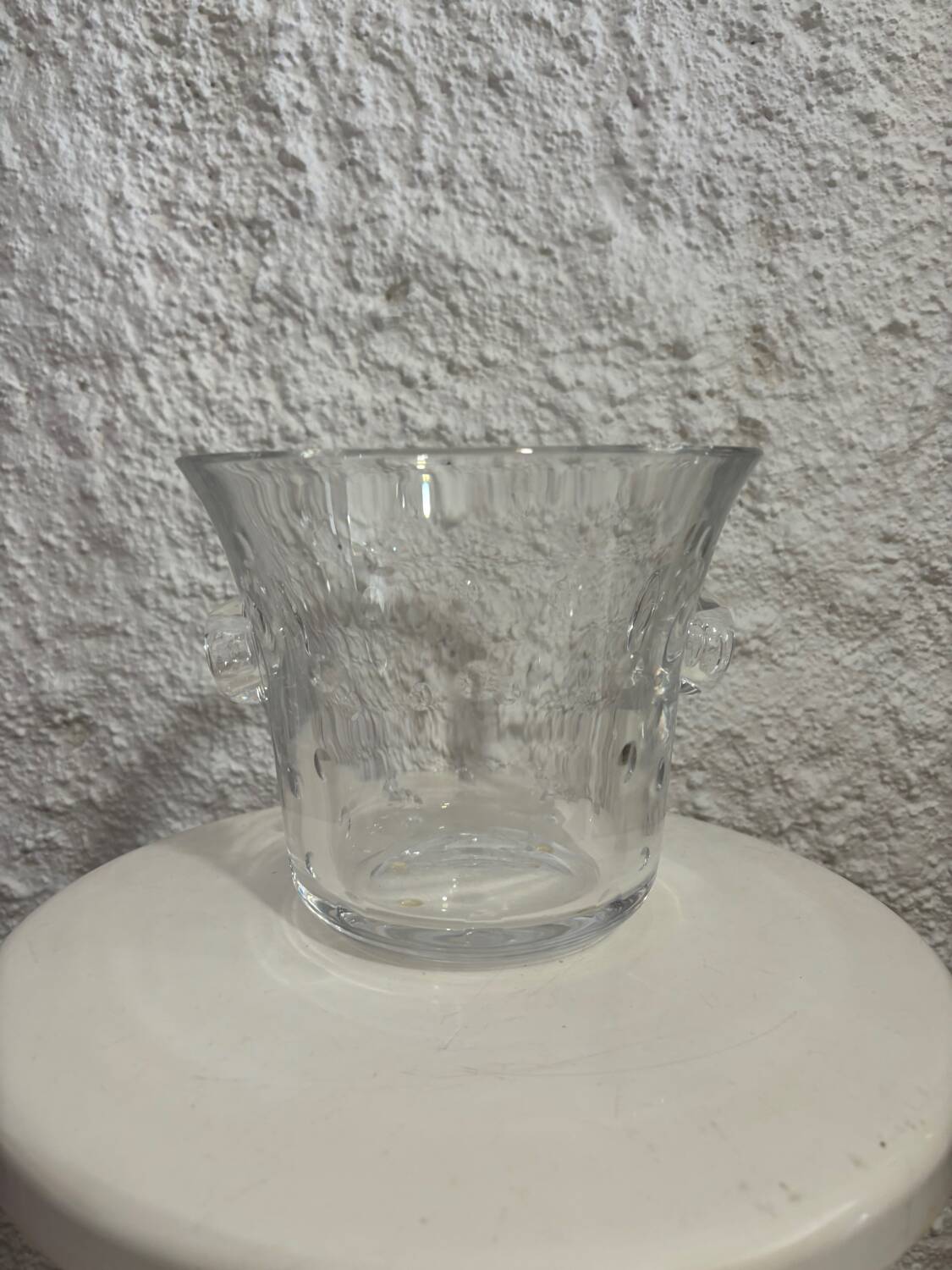 Saint Louis ice cube bucket bubbles collection