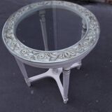 Louis XVI-style gueridon lay white