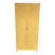 two-door wooden workshop cabinet