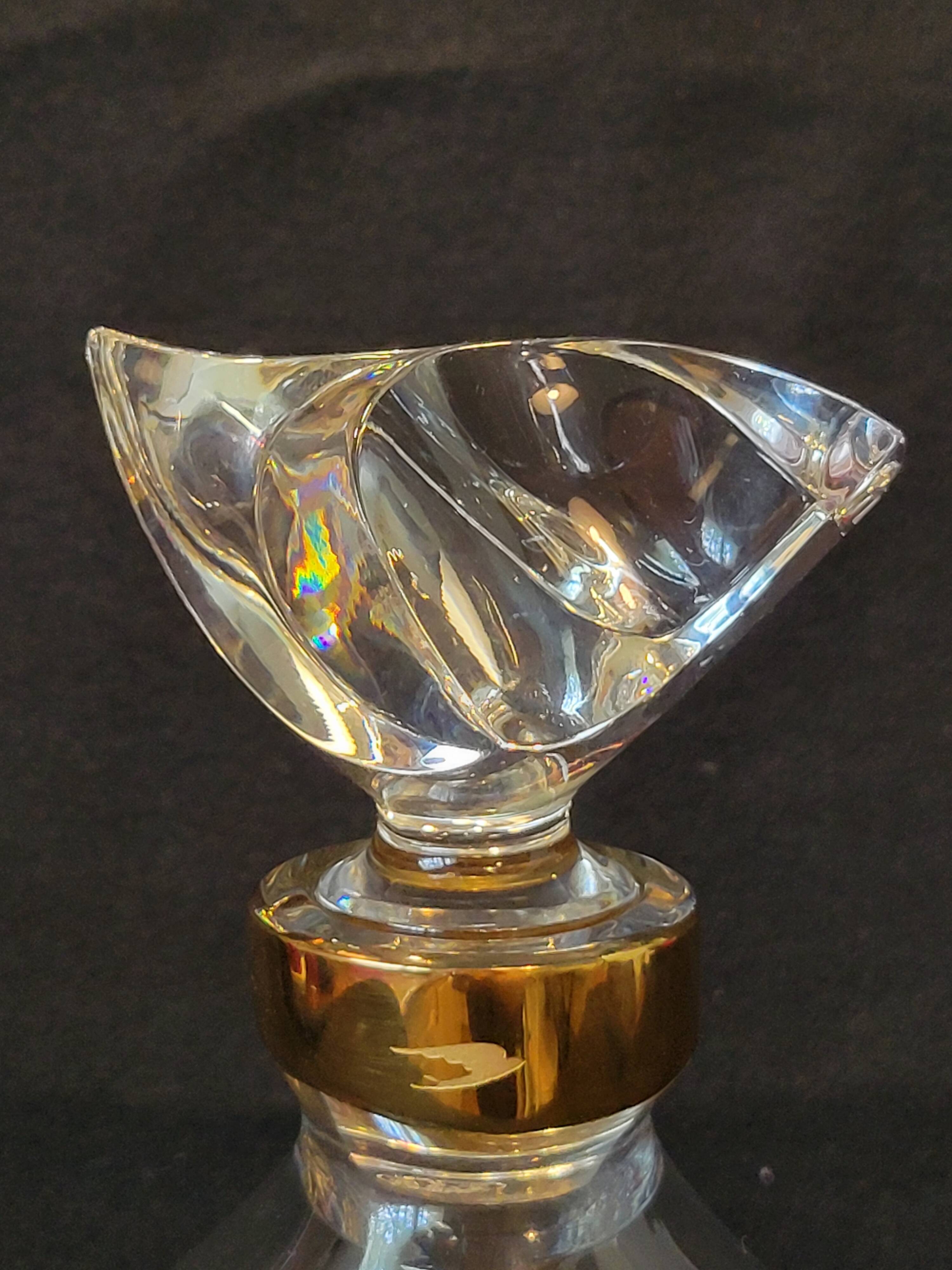 Baccarat Crystal Carafe For Cognac J&F Martell 75 Cl