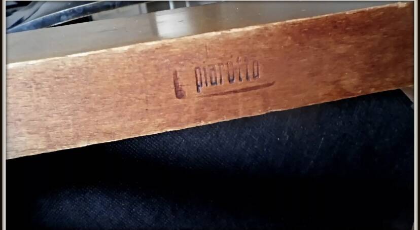 Pair of Piarotto chairs Italy vintage 1980 design vintage chairs furniture