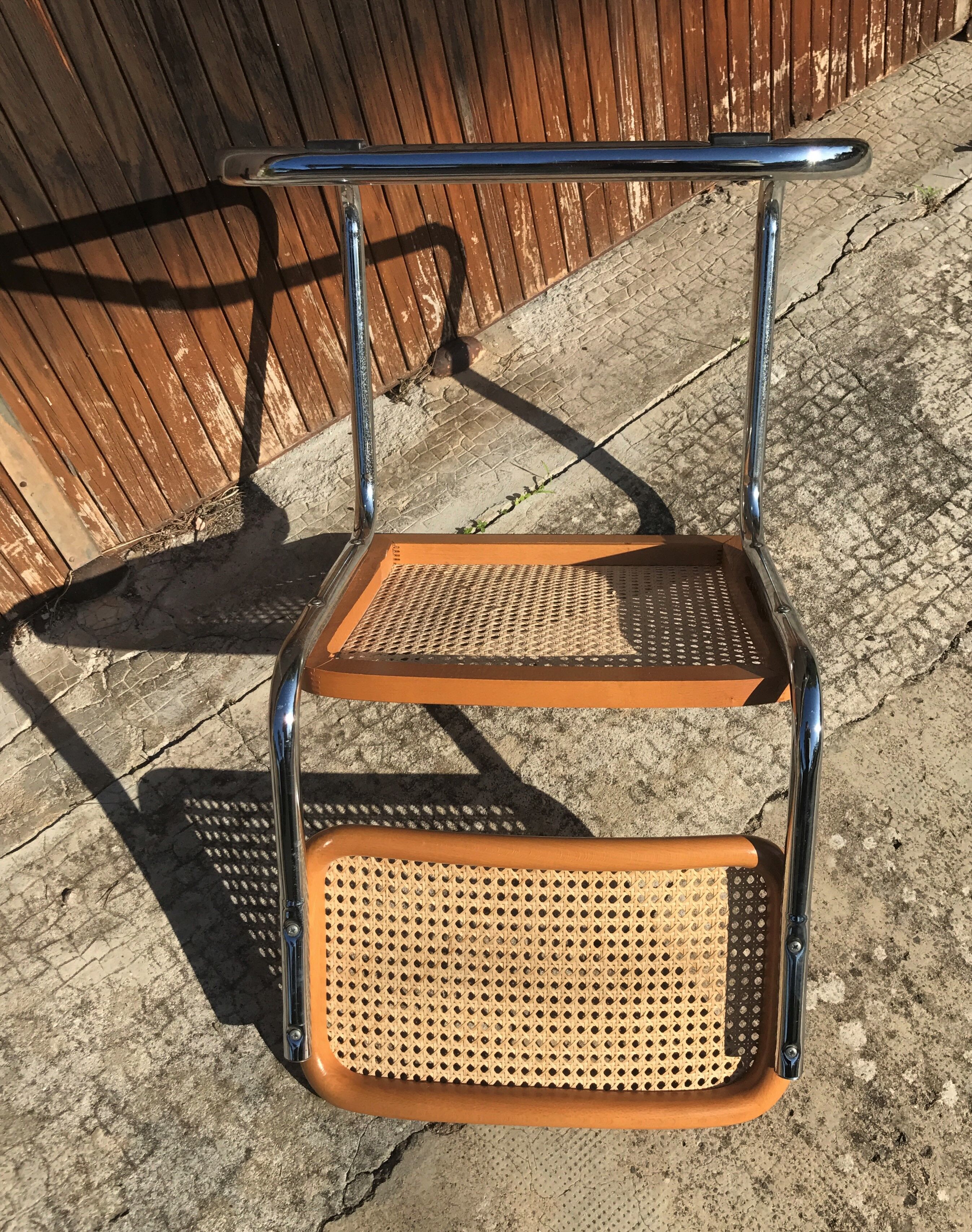 Série de 4 chaises Cesca B32 par Marcel Breuer