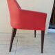 Fauteuil rouge mobitec design vintage