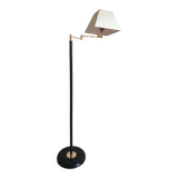 Articulated floor lamp brass e-reader
