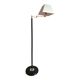 Articulated floor lamp brass e-reader