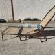 Folding camping chaise longue armchair empire of the 19th century