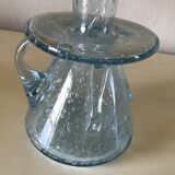 Bougeoir en verre souffle bulle de Biot