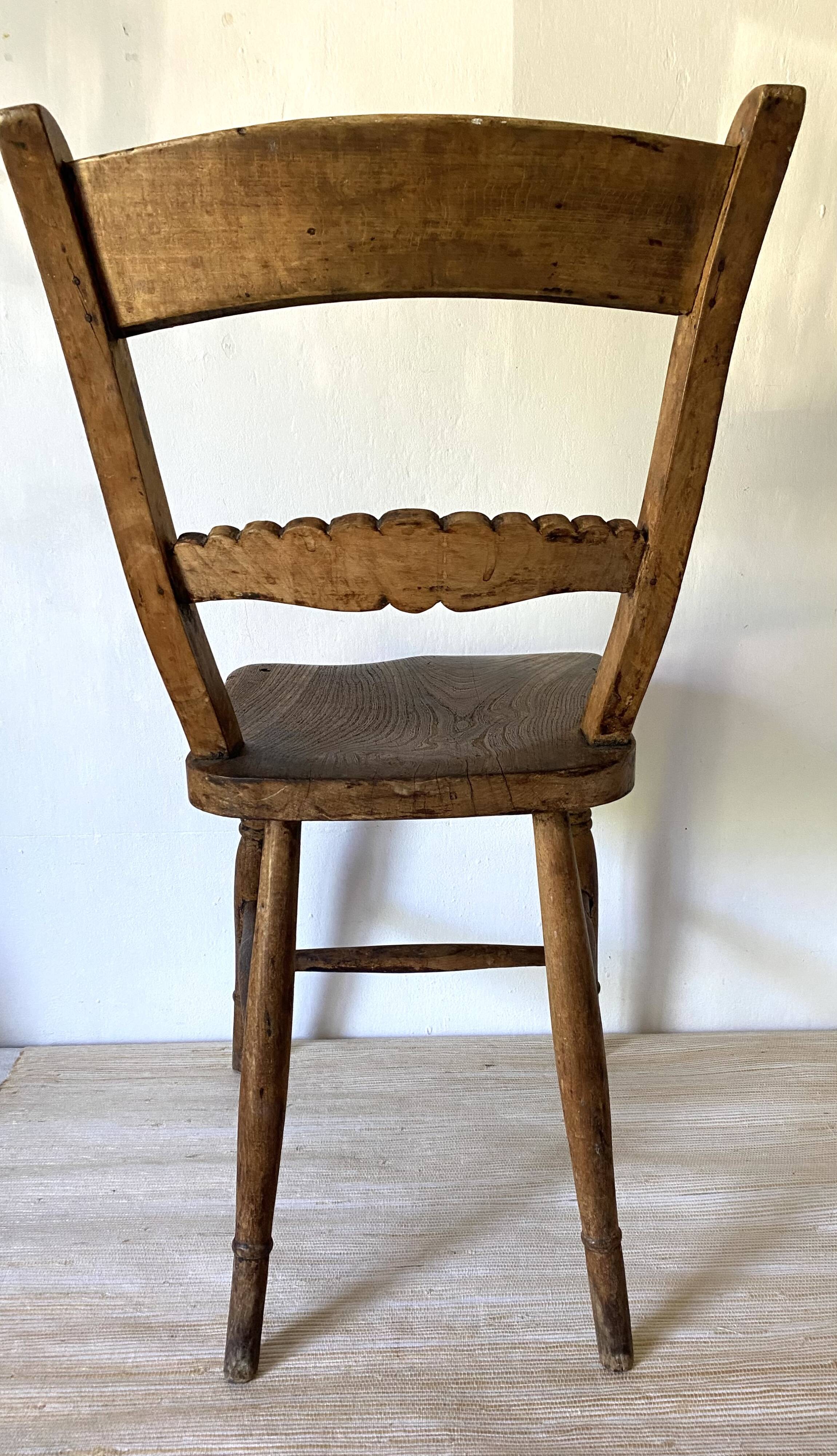 Old English chair, Victorian style