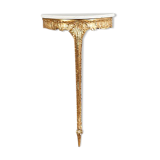 Antique gilded console table rococo style first half of 1900s
