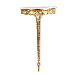 Antique gilded console table rococo style first half of 1900s