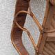 Rocking chair rotin et bois