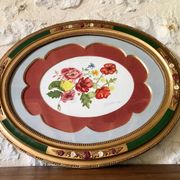 Watercolour old frame Art Nouveau