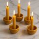Set of 6 small ceramic candle holders