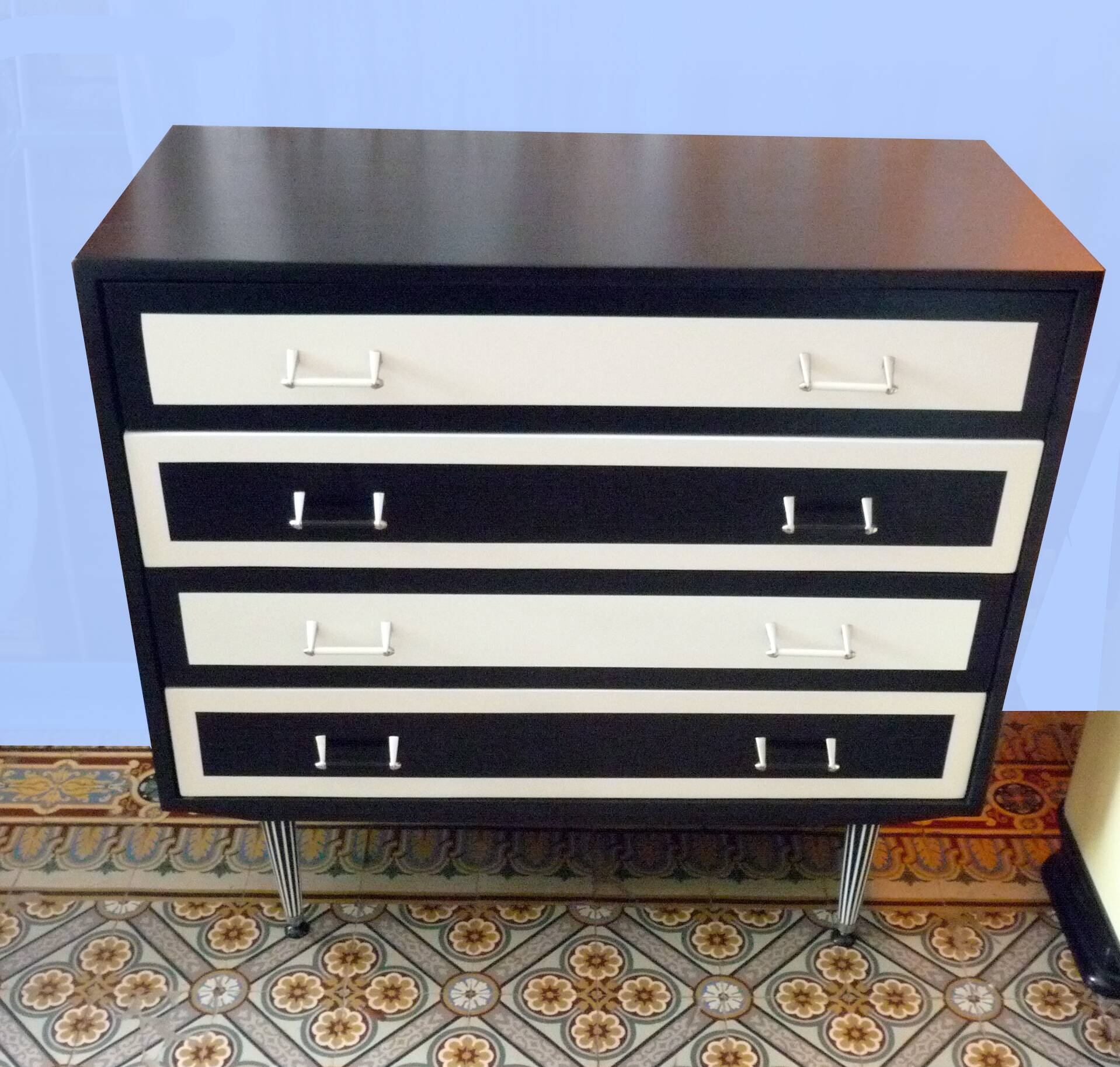 Commode vintage 4 Tiroirs