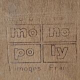 Vintage Monopoly Extendable Table, 1970s