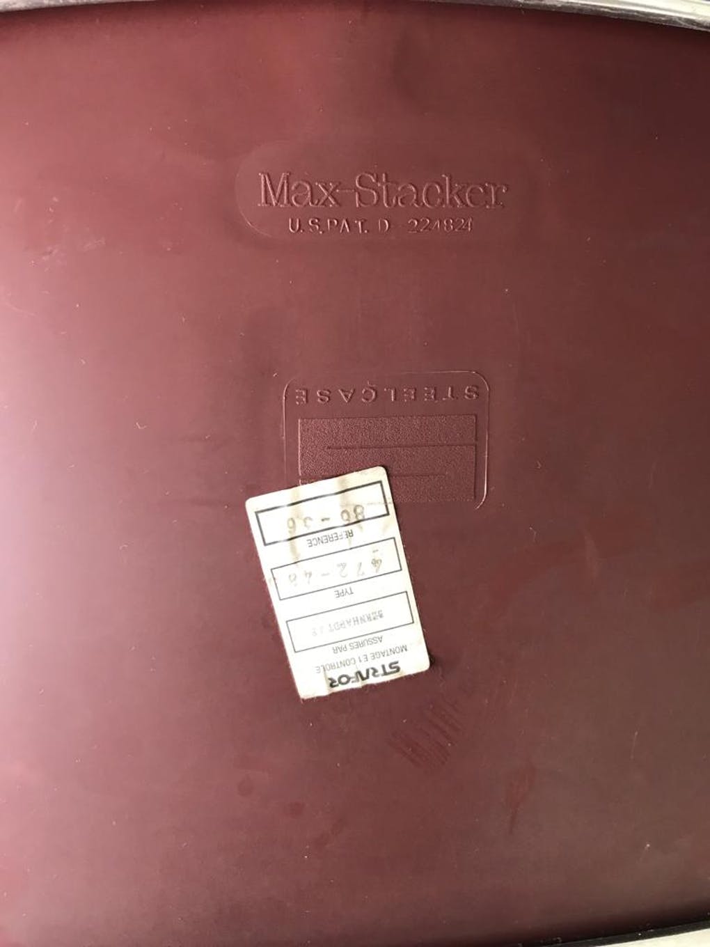 2 Max Stacker chairs