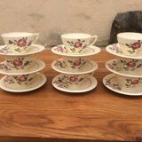 Digoin Sarreguemines coffee cups