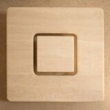 Saturn travertine table