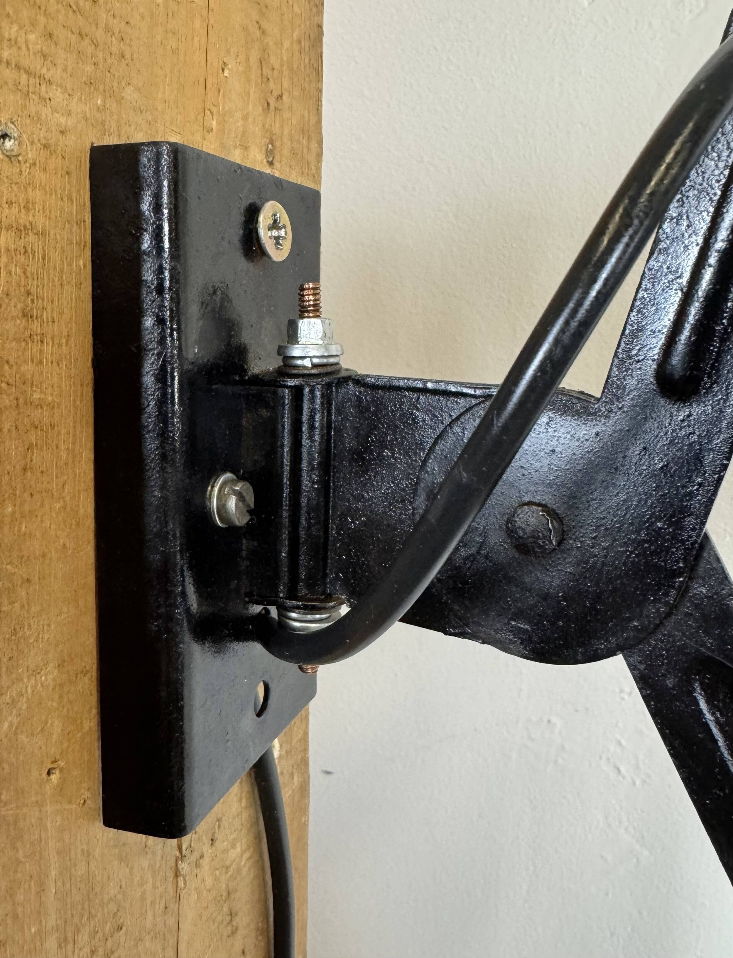 Industrial Midcentury Scissor Wall Lamp, 1950s