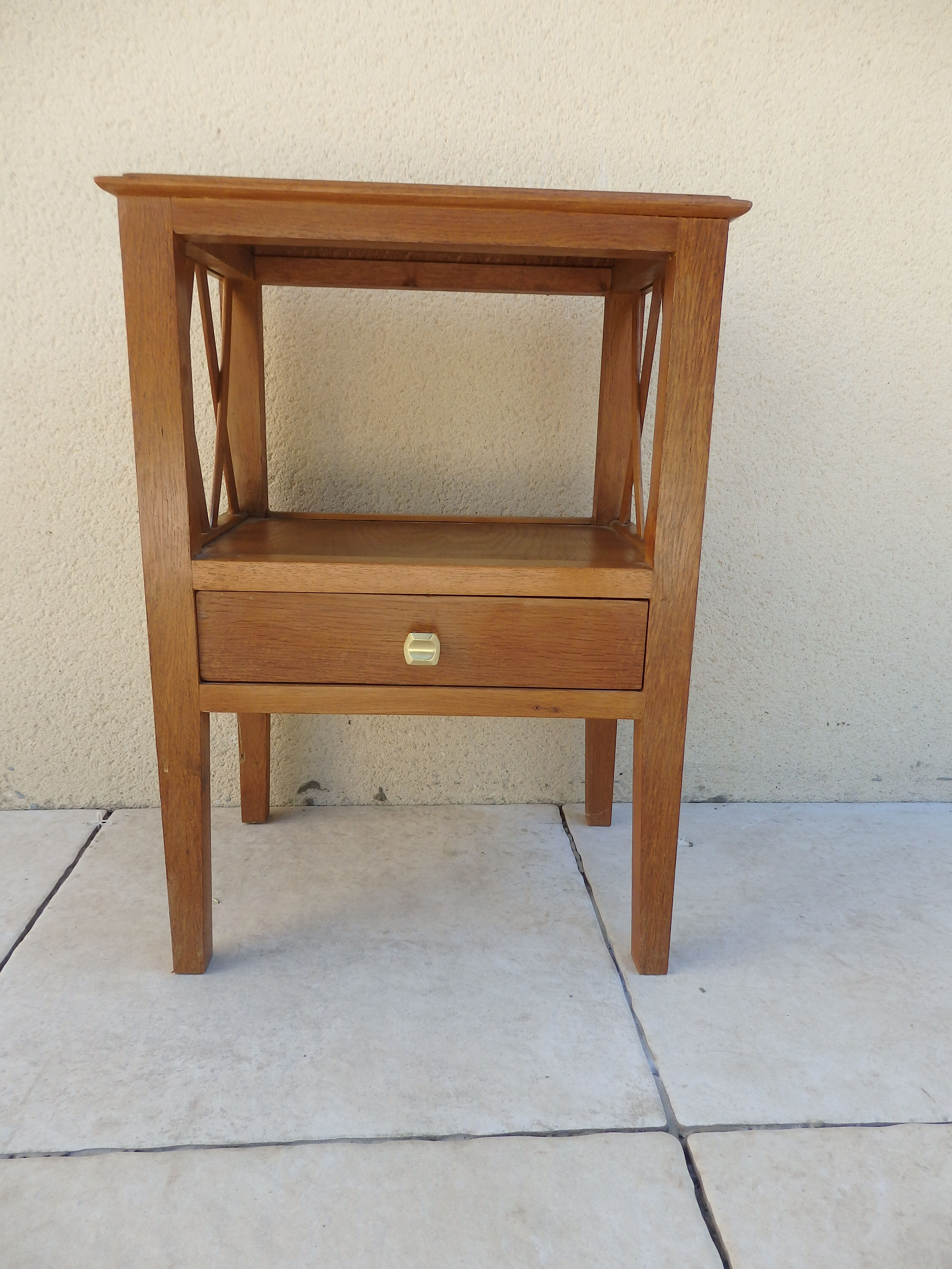 Scandinavian vintage bedside table