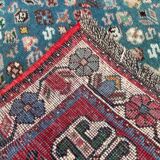 Handmade square Persian rug
