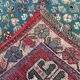 Handmade square Persian rug
