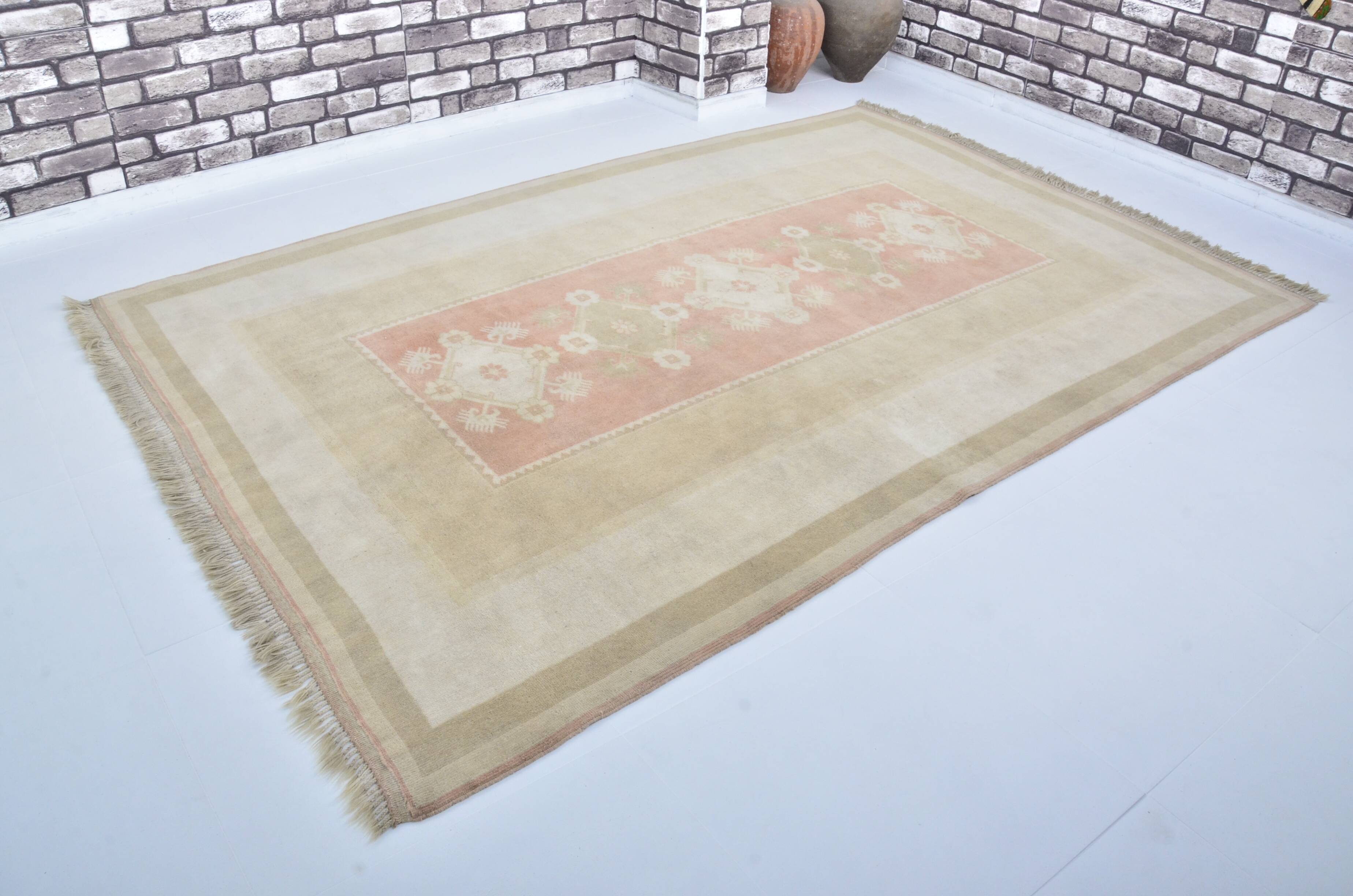 Tapis de sol Oushak vintage sku 3589