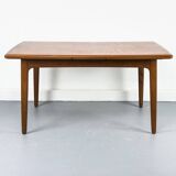 Teak Extendable Dining Table by Svend Aage Madsen for K. Knudsen & Son, 196