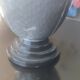 Hammered pewter vase, 1930, by Pierre Amédée Plasait
