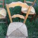 Chaises paillées