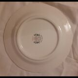 Assiette fleurie Gien Moustiers