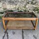 Roche Bobois bamboo coffee table