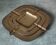 Trio of stackable brass ashtrays